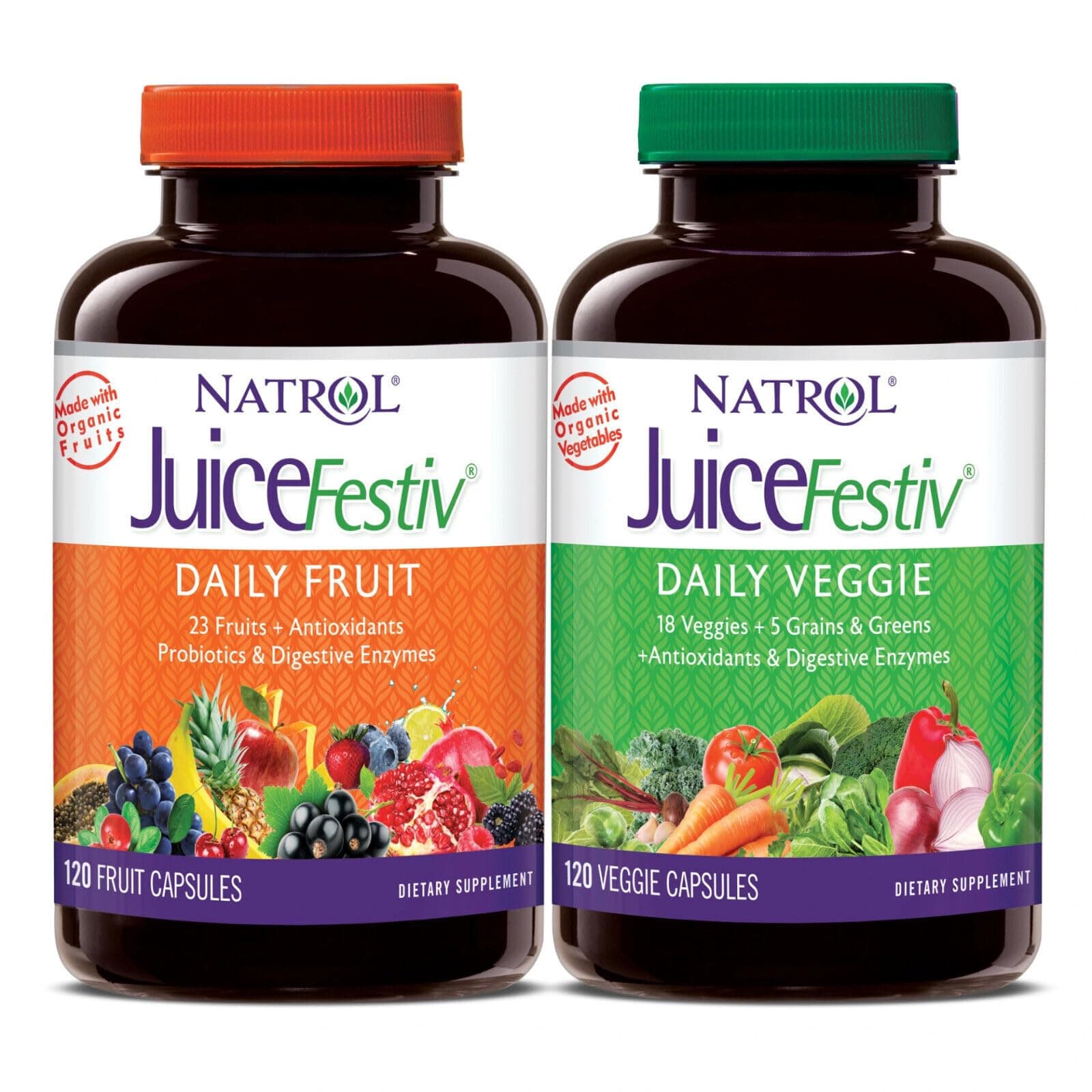 Daily Fruit and Veggie - 120+120 capsules