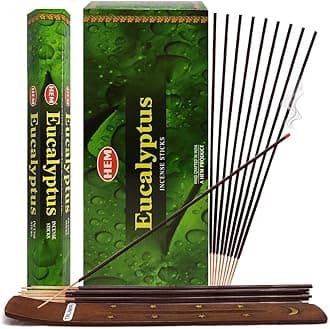 Eucalyptus Incense Sticks and Incense Stick Holder Bundle Insence Insense Hem Incense Sticks