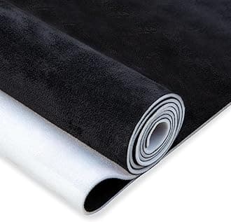 Suede Auto Headliner Fabric 36" L × 60" W with Foam Backing - Black Interior Replacement Material for Car/Truck/SUV/RV Roof, Tube Packaging - Home Repair/DIY Headliner MaterialGlobal Recycled StandardGlobal Recycled StandardOEKO-TEX STANDARD 100Global Recycled Standard