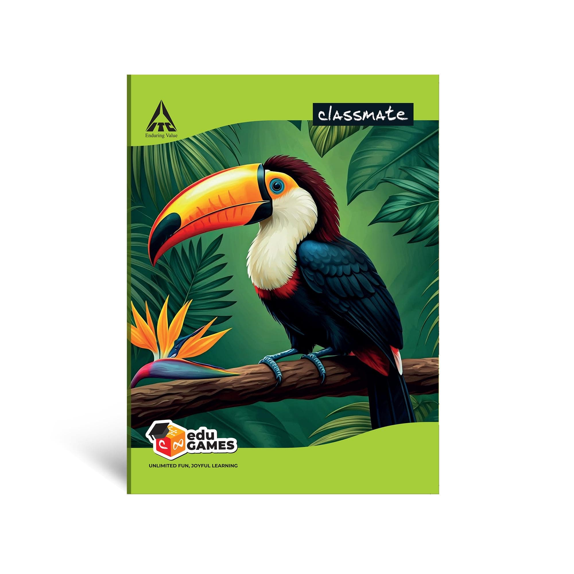 Notebook | 72 Pages | Single Line | 24.0cm x 18.0cm | Pack of 4 | Ruled Notebook for School Students