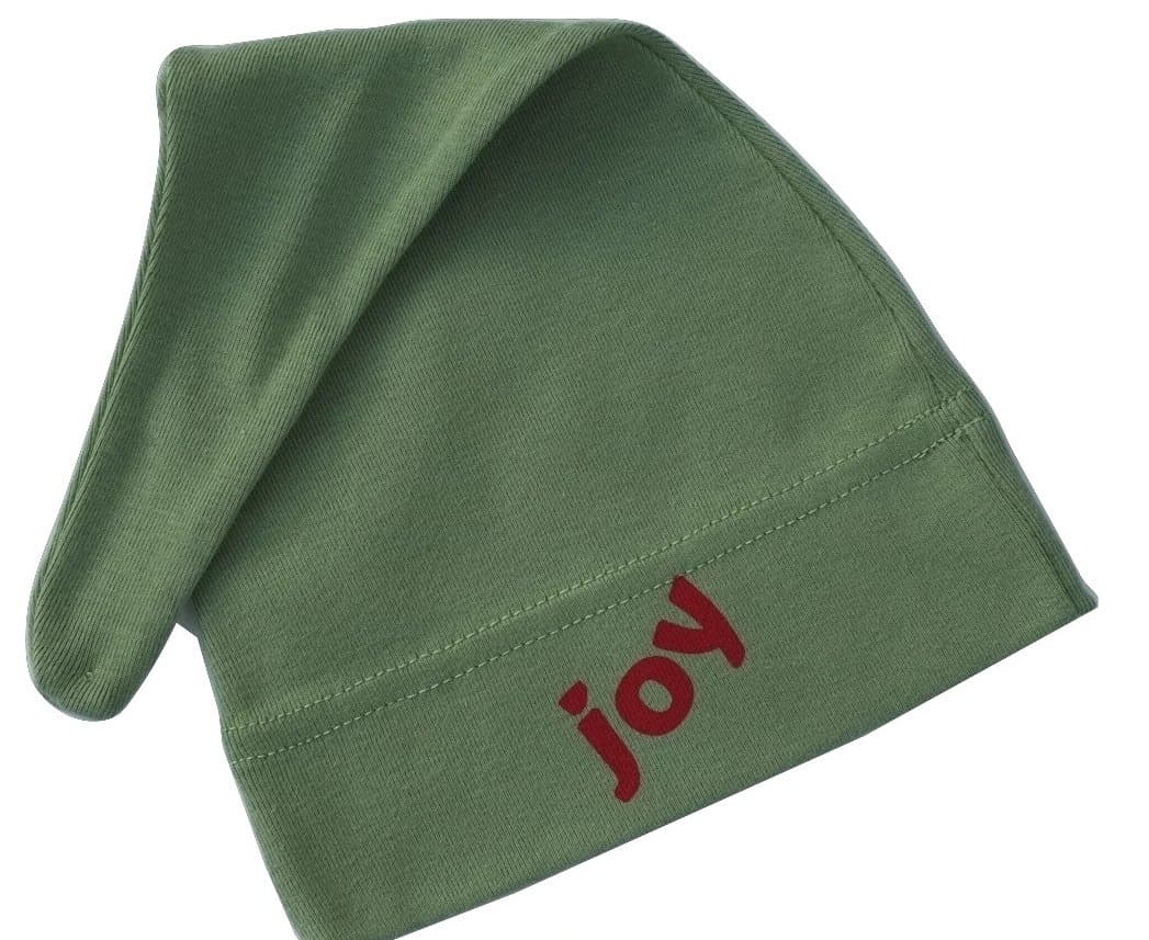 Organic Hat-Joy Green size One size 3-12 months