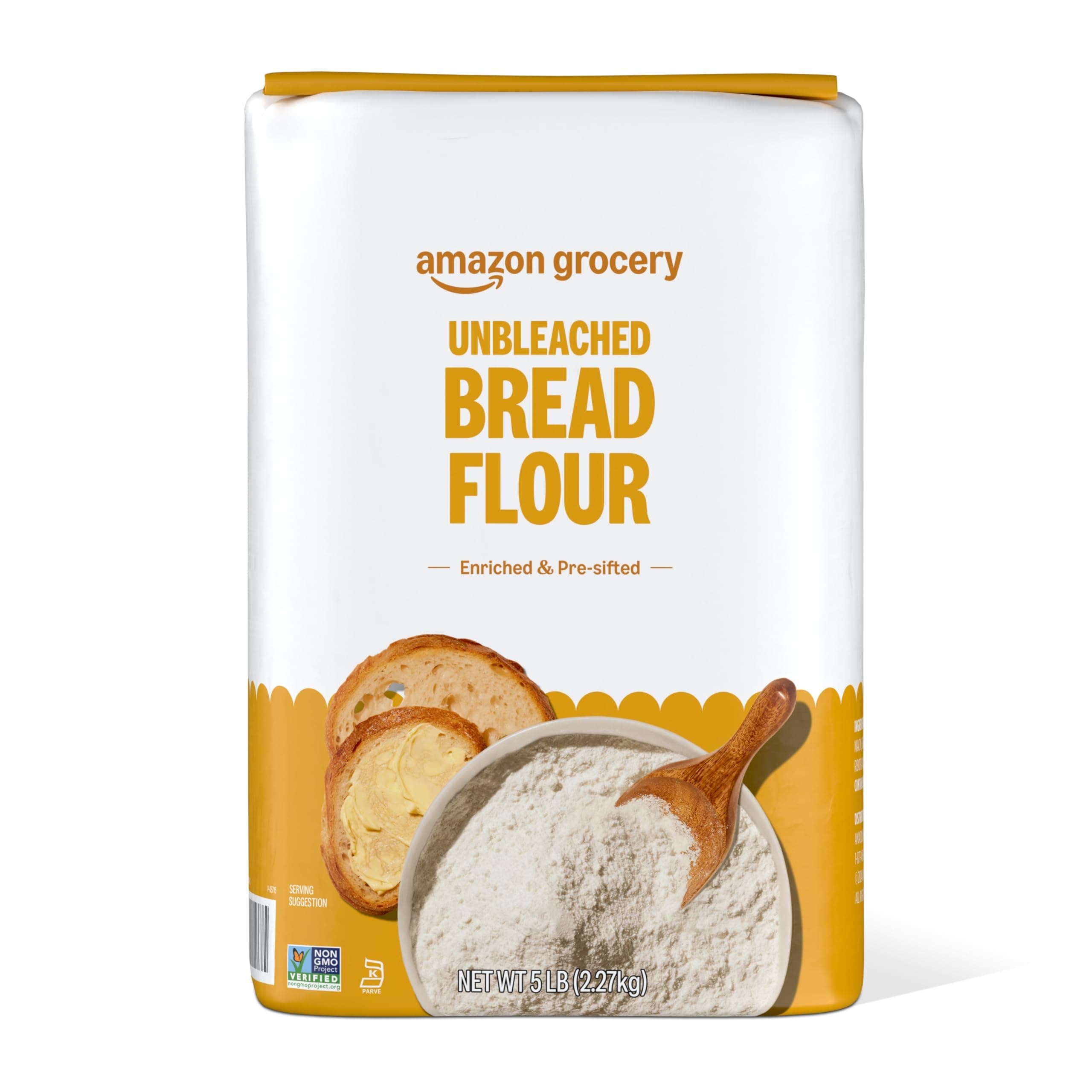 Enriched Bread Flour, Unbleached, 5 Lb