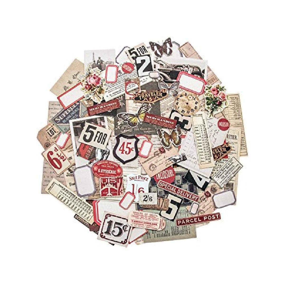 Tim Holtz TH93564 Ephemera Pack, Paper, Multi-Colour, 12.1 x 10 x 1 cm