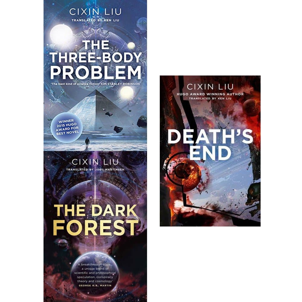 Three-body problem series 3 books collection set - the dark forest, death's end