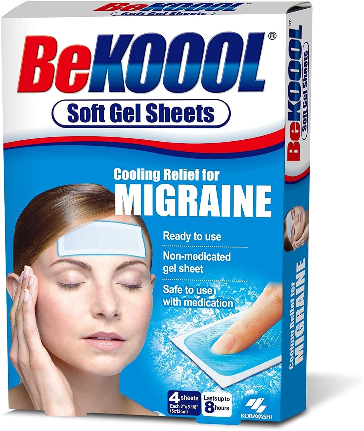 BE KOOOL Soft Gel Sheets Adult 4 CT (Pack of 2)