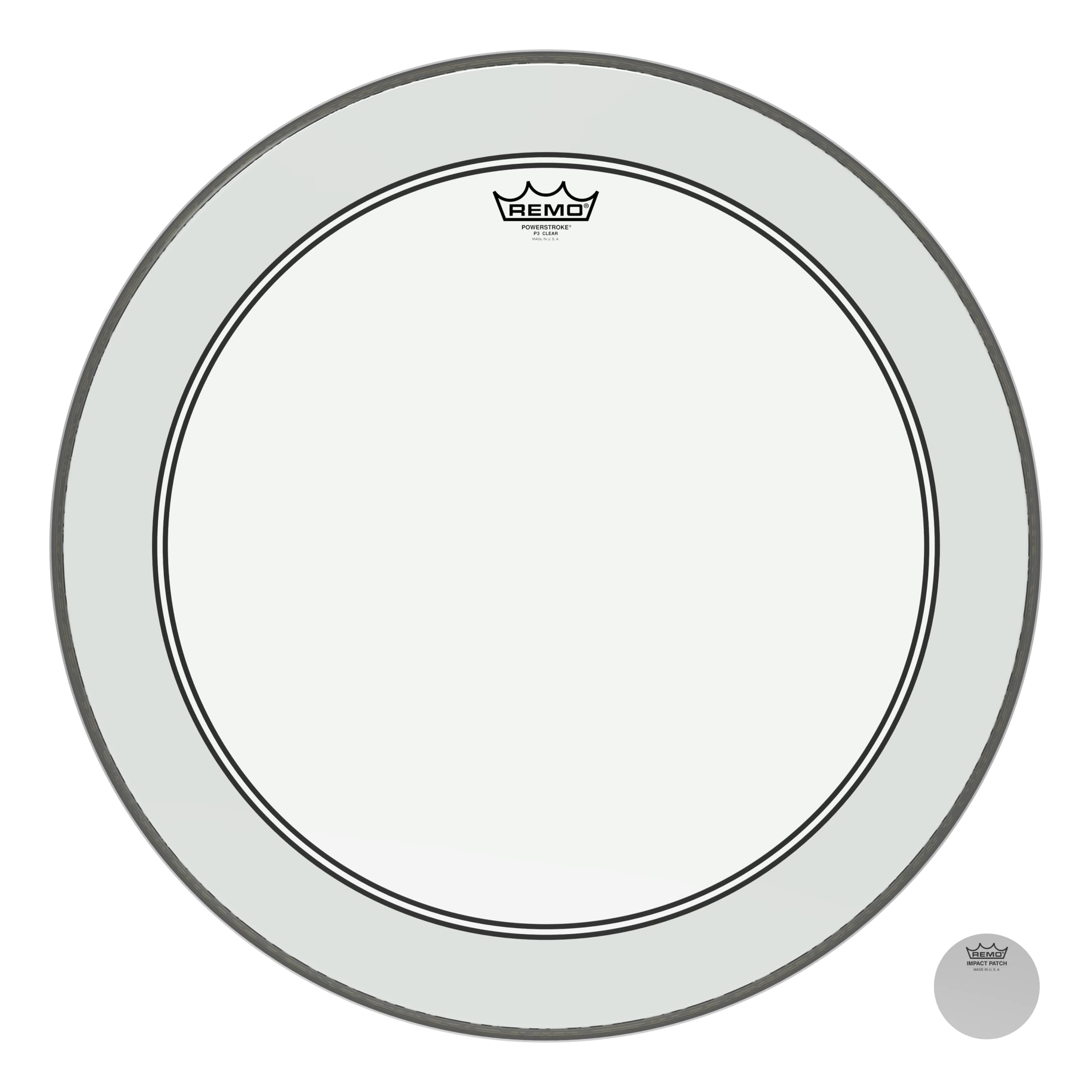 Powerstroke P3 Clear Bass Drumhead, 22"