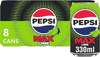 – Max Lime No Sugar Soft Drinks, 8 x 330ml