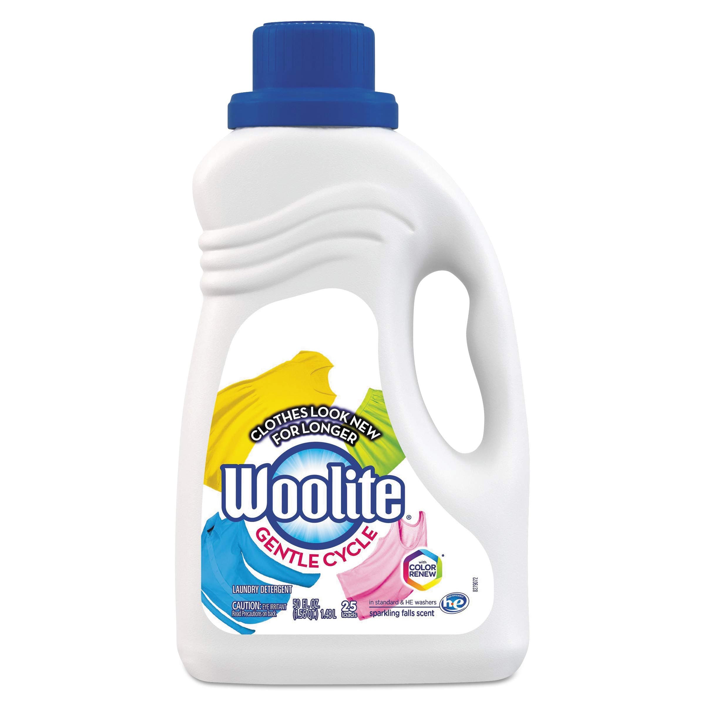 Woolite Clean & Care Liquid Laundry Detergent, 33 Loads, Regular & HE Washers, Gentle Cycle, scent, Sparkling Falls, 50 Fl Oz