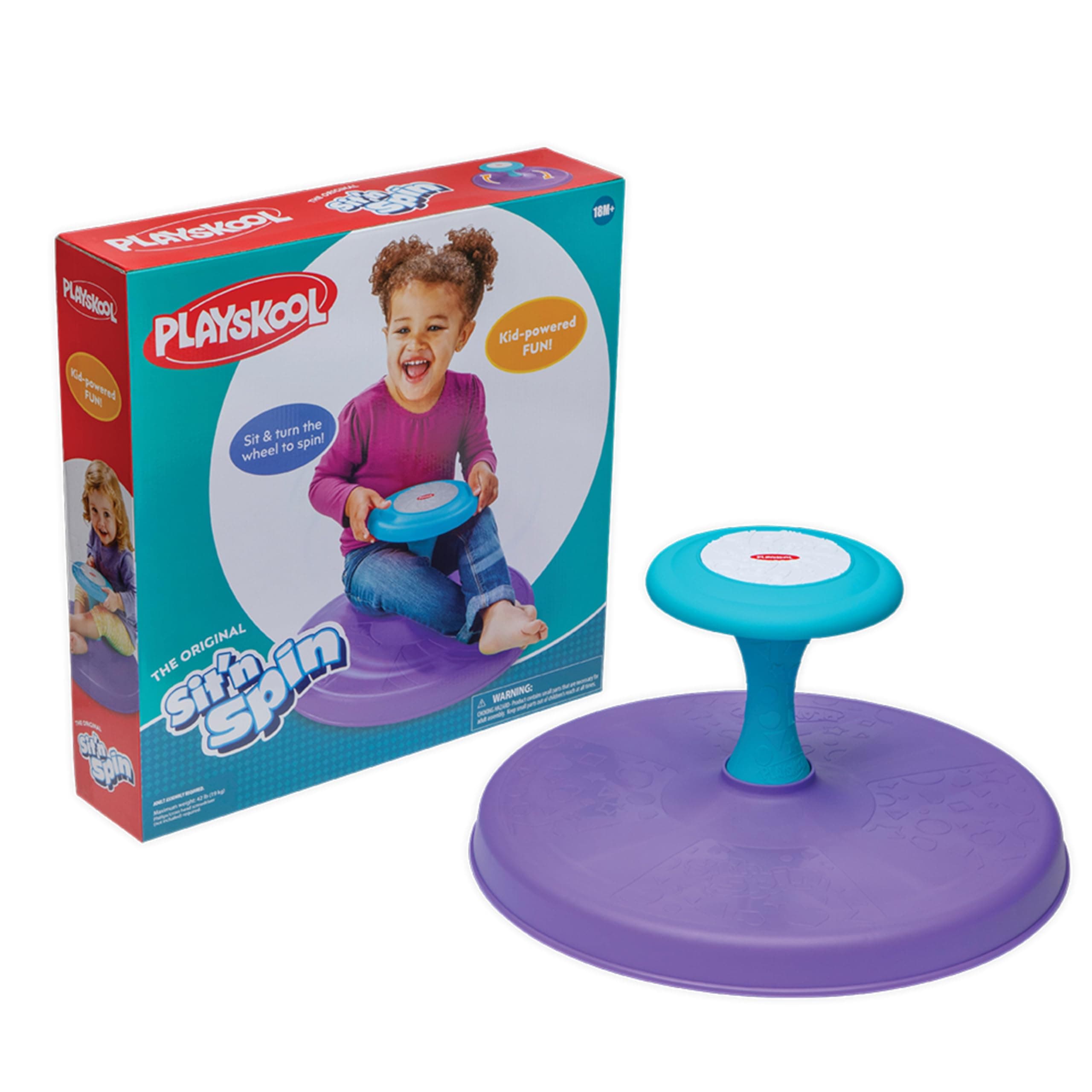 Playskool Sit ‘n Spin Classic Spinning Activity Toy for Toddlers Ages Over 18 Months