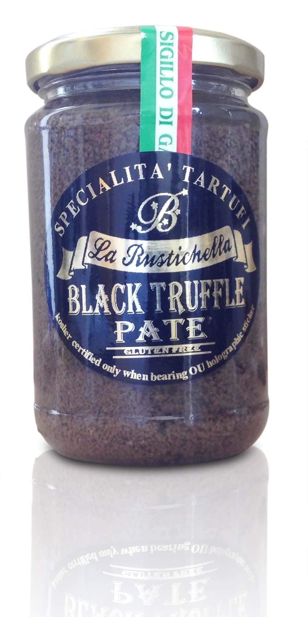 La Rustichella - Truffle Pate' 4 pack (280 g, 9.9 oz each) - Kosher, Gluten Free (Black Truffle, Large - 4 Pack)
