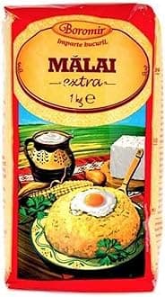 Boromir Malai Extra 1kg Cornflour, 1Kg Corn Flour Meal for Cooking, Romanian Origin (Boromir Malai Extra 1kg, 1 Pack)