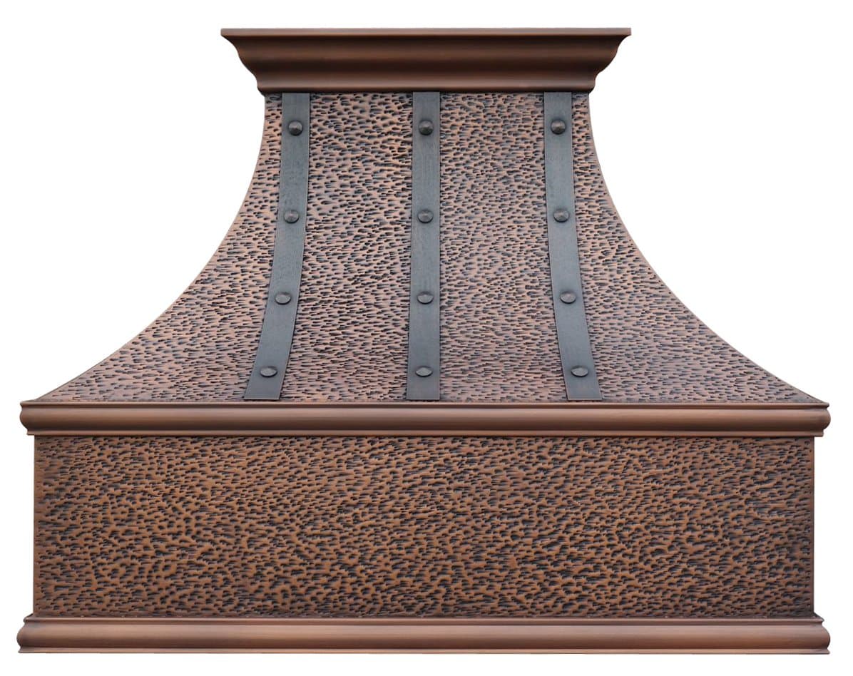 MCM3 Wall Mounted Copper Range Hood 36" L x 24" W (front to back) x 30"H