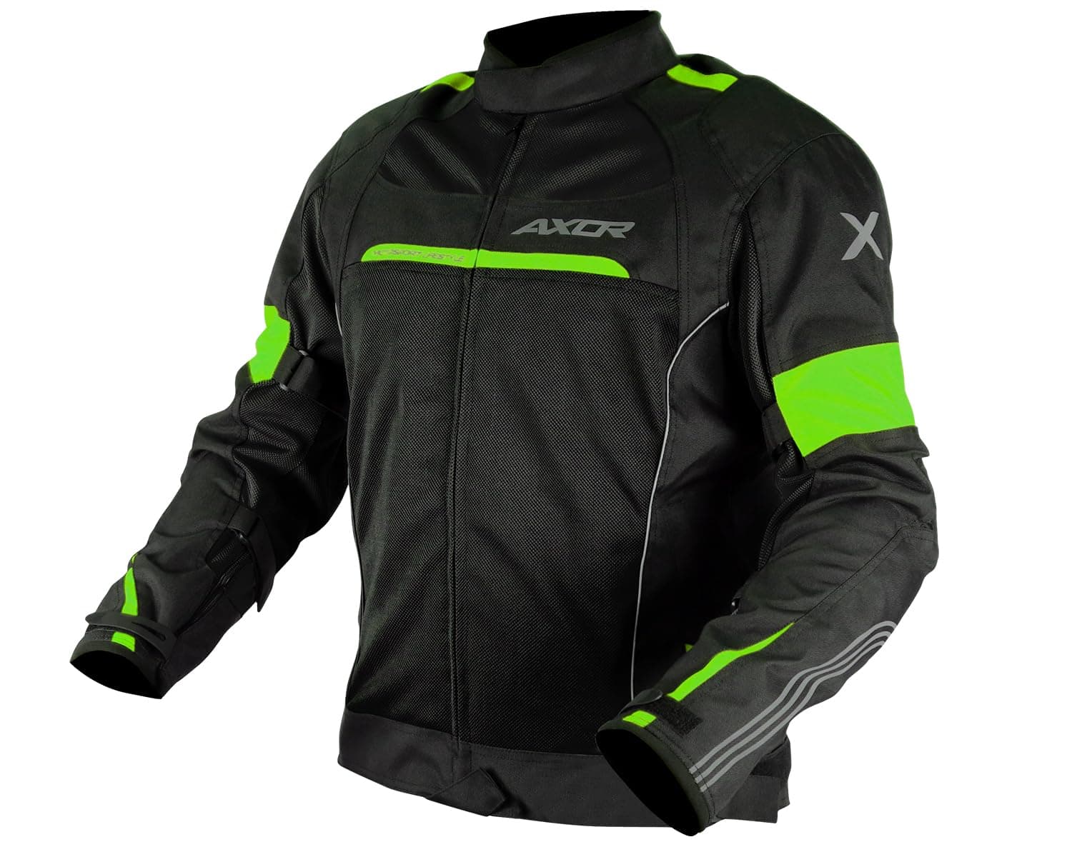 Axor Cruise 2 Jacket Black Neon Yellow-L