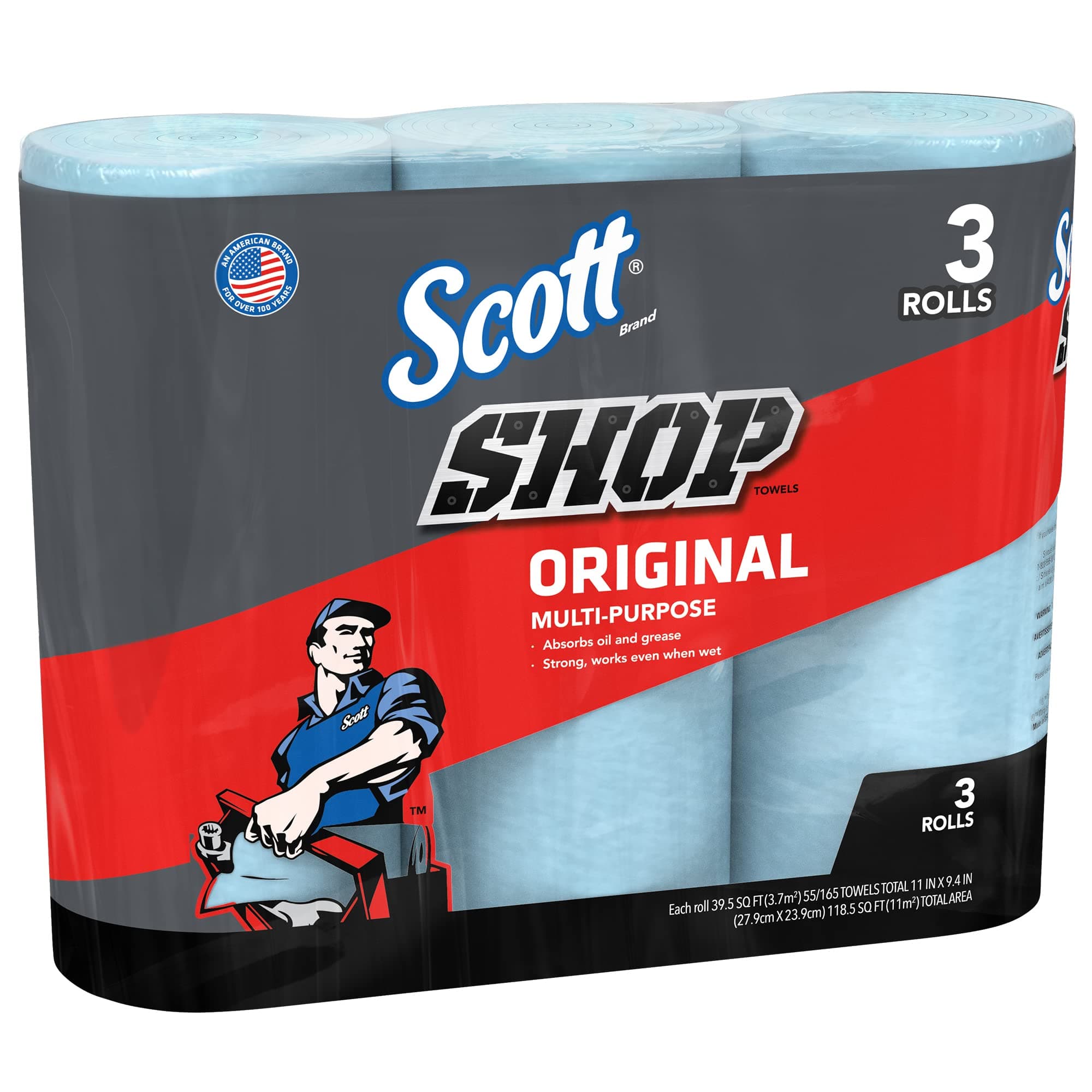 Scott 75143 Scott Shop Towels, Blue