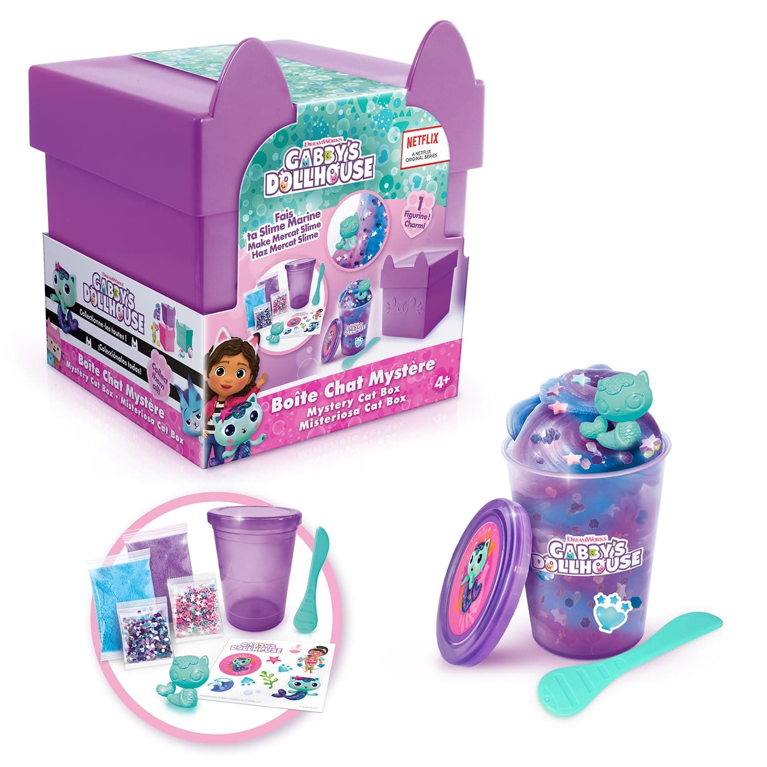 Mystery Cat Box Slime Sensory Kit