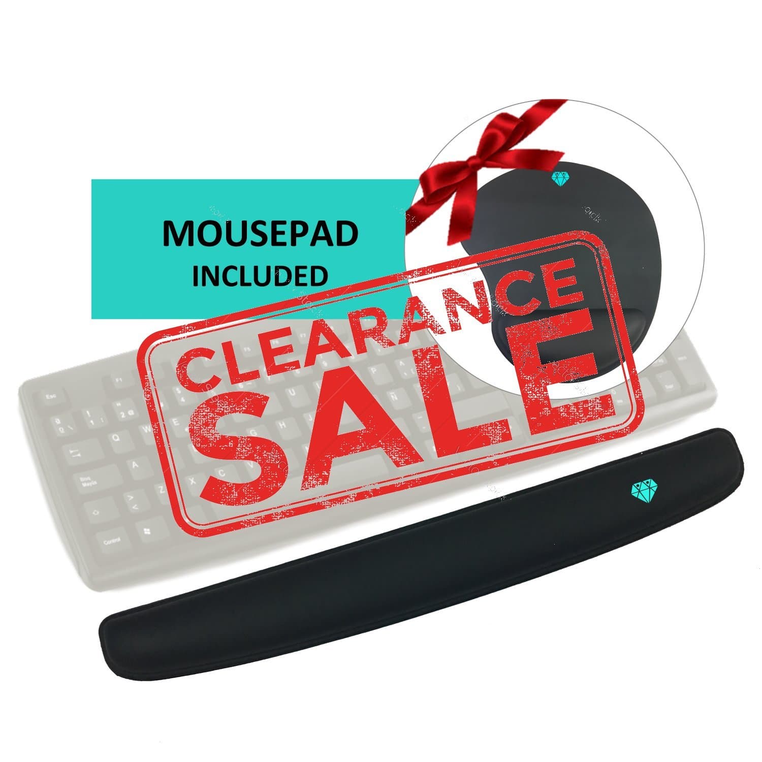 LEATHERETTE Wrist Rest and Mouse Pad - Soft Memory Foam and Ultra Smooth Surface - Non-Slip, Wipe Clean, Lint-free, Odor-free Surface - Prevent Injury and Get Wrist Support Now!