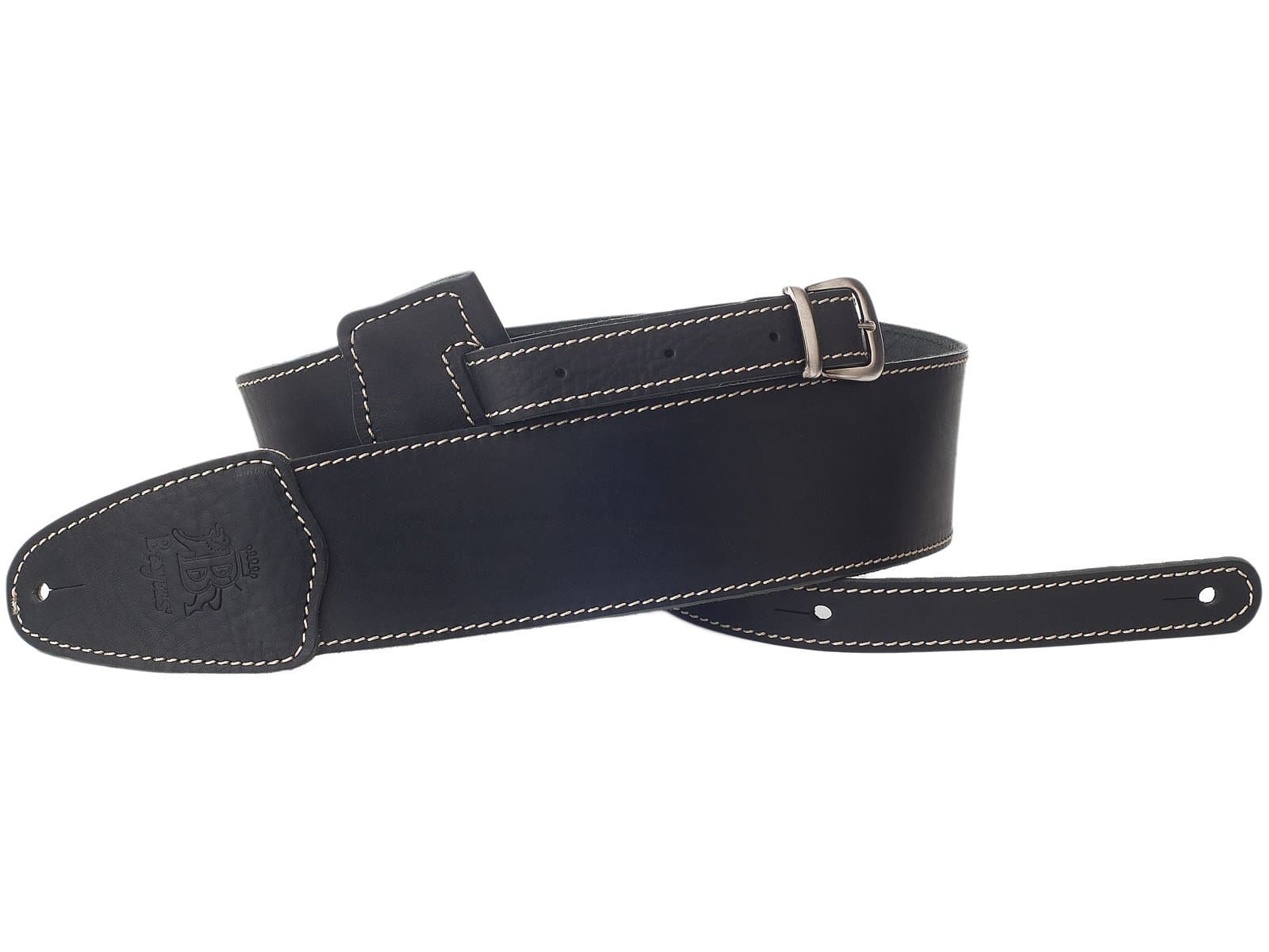 Bayus Banshee Handmade Leather Guitar Strap - Black