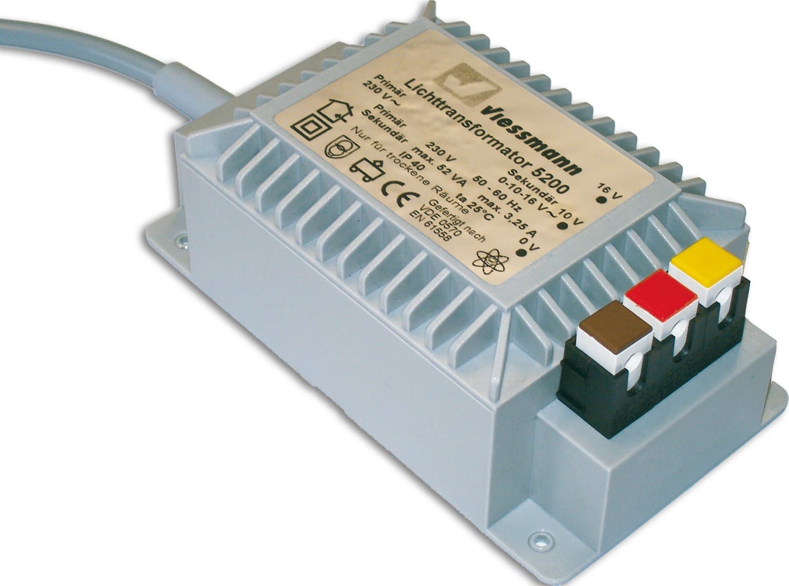 Viessmann5200 Lighting transformer 16 V, 52 VA