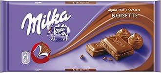 Milka Noisette Milk Chocolate 90g (Pack of 10)