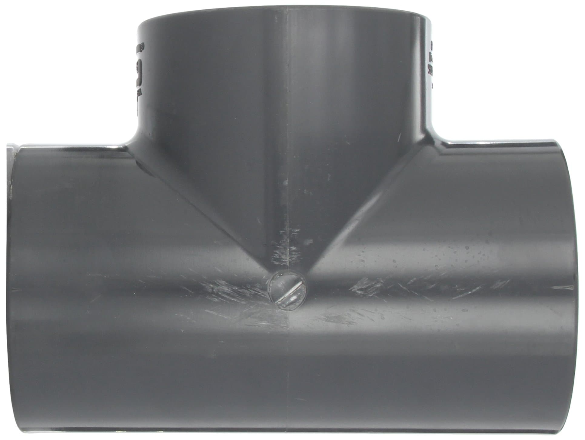 Spears 801 Series PVC Pipe Fitting, Tee, Schedule 80, 4" Socket