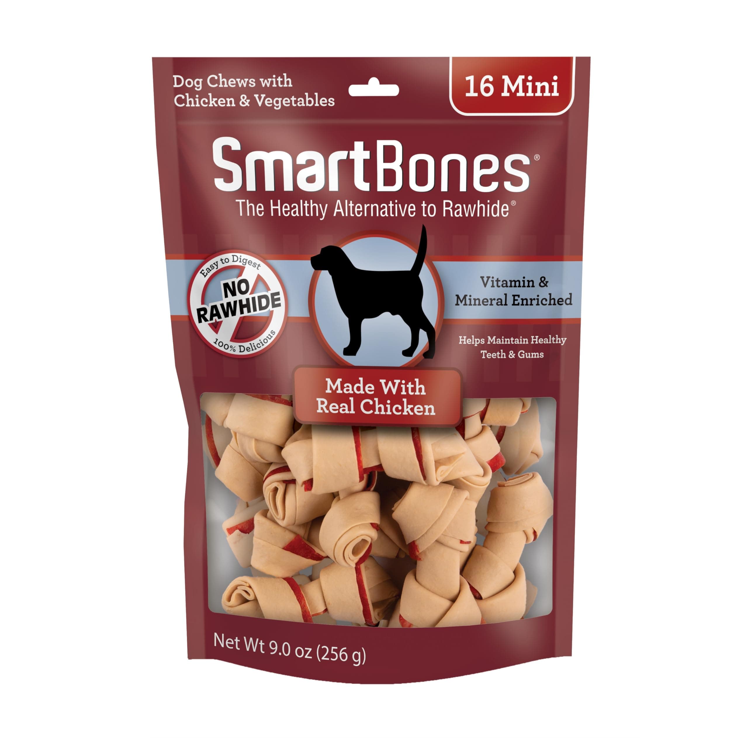 SmartBones Rawhide-Free Dog Bones, Made With Real Chicken