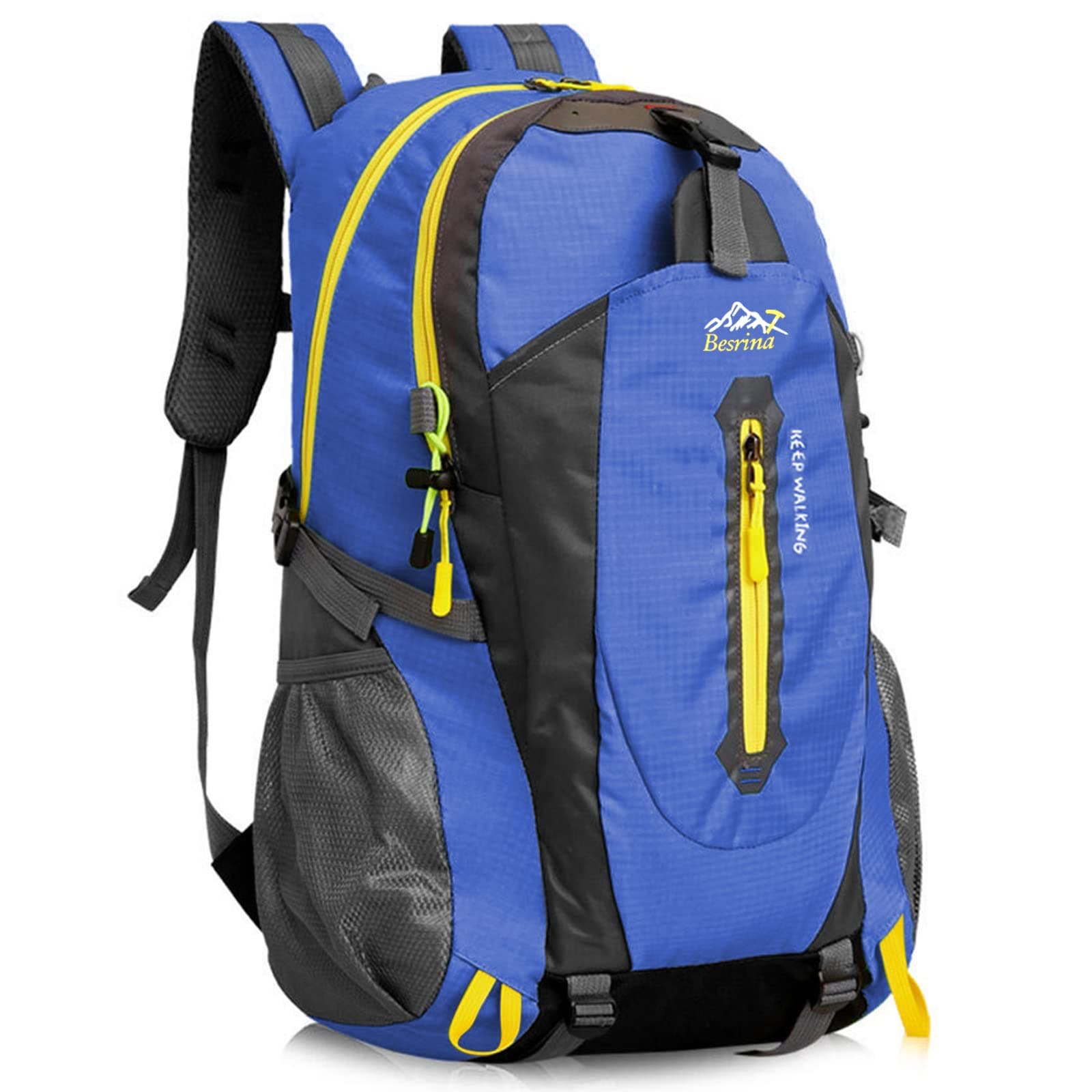 40L Lightweight Hiking Backpack, Multi-functional Water-resistant Casual Camping Trekking Rucksack for Cycling Travel Climbing Mountaineer Outdoor Sport