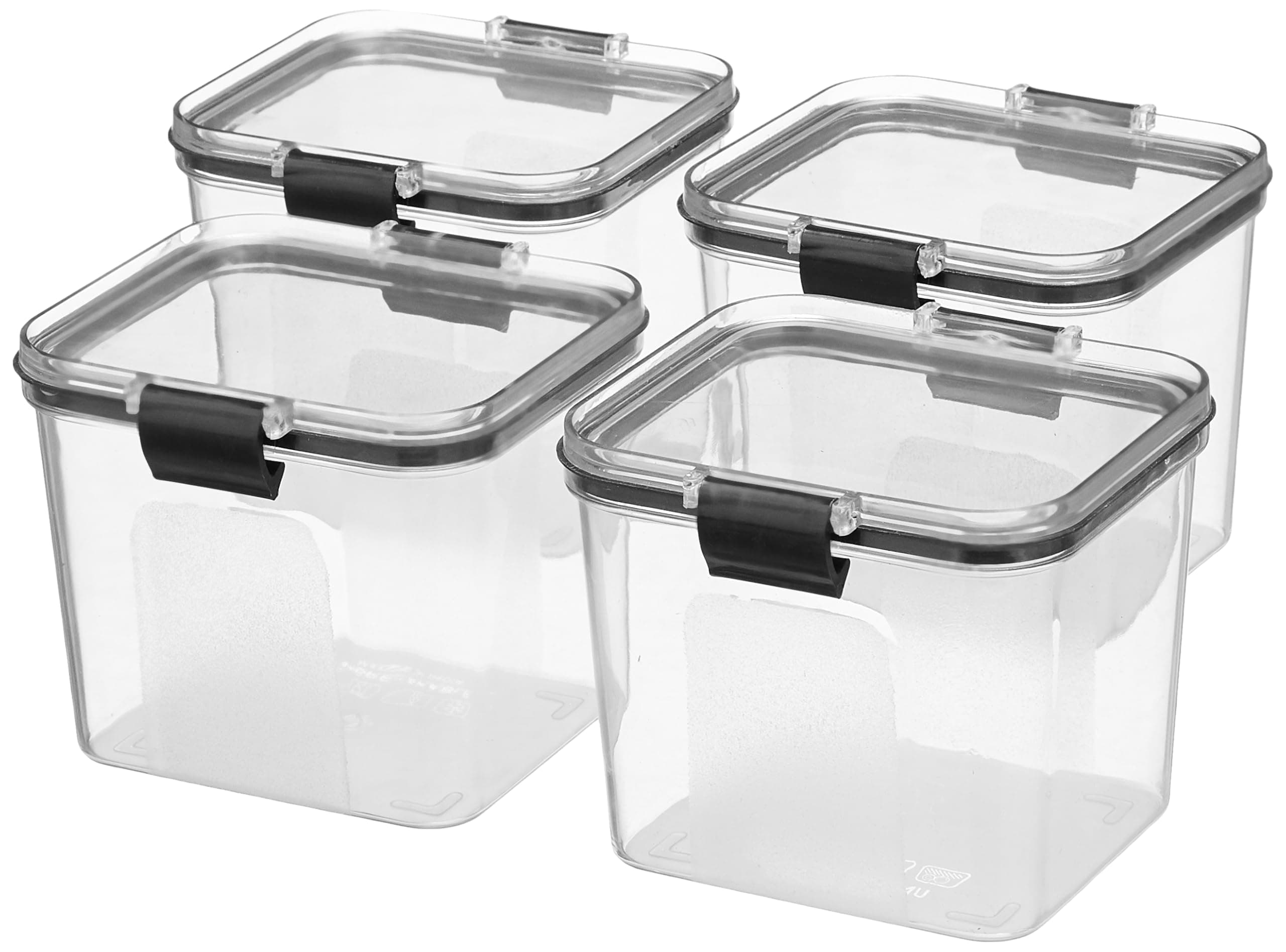 Houshe Air Tight Containers For Kitchen Organizer Storage Set, Kitchen Accessories Items, Kitchen Storage Set Pantry Organization And Kitchen Storage (Set Of 4, 700 Ml)