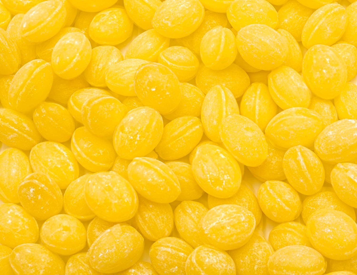 LEMON DROPS Hard Candy 2 lb – Bulk Bag, Claeys Old Fashioned Sanded Candies, Natural Lemon Flavor, Fat Free