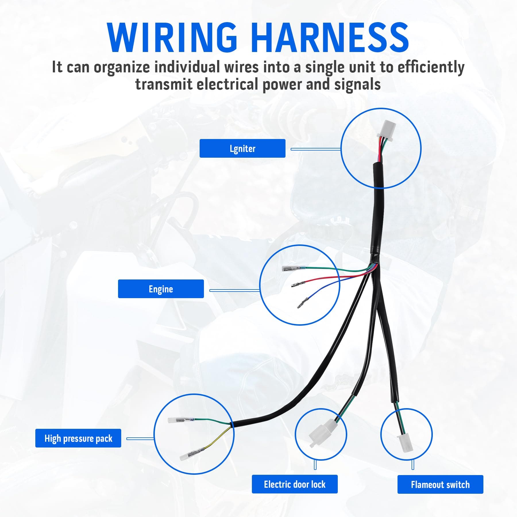 H-YEEU 125cc 4 Stroke Complete Engine 1P52FMI-K (124cm3) Dirt Bike Engine Motor Carb Complete Kit fit for Honda XR50 CRF50 XP CRF 50 70