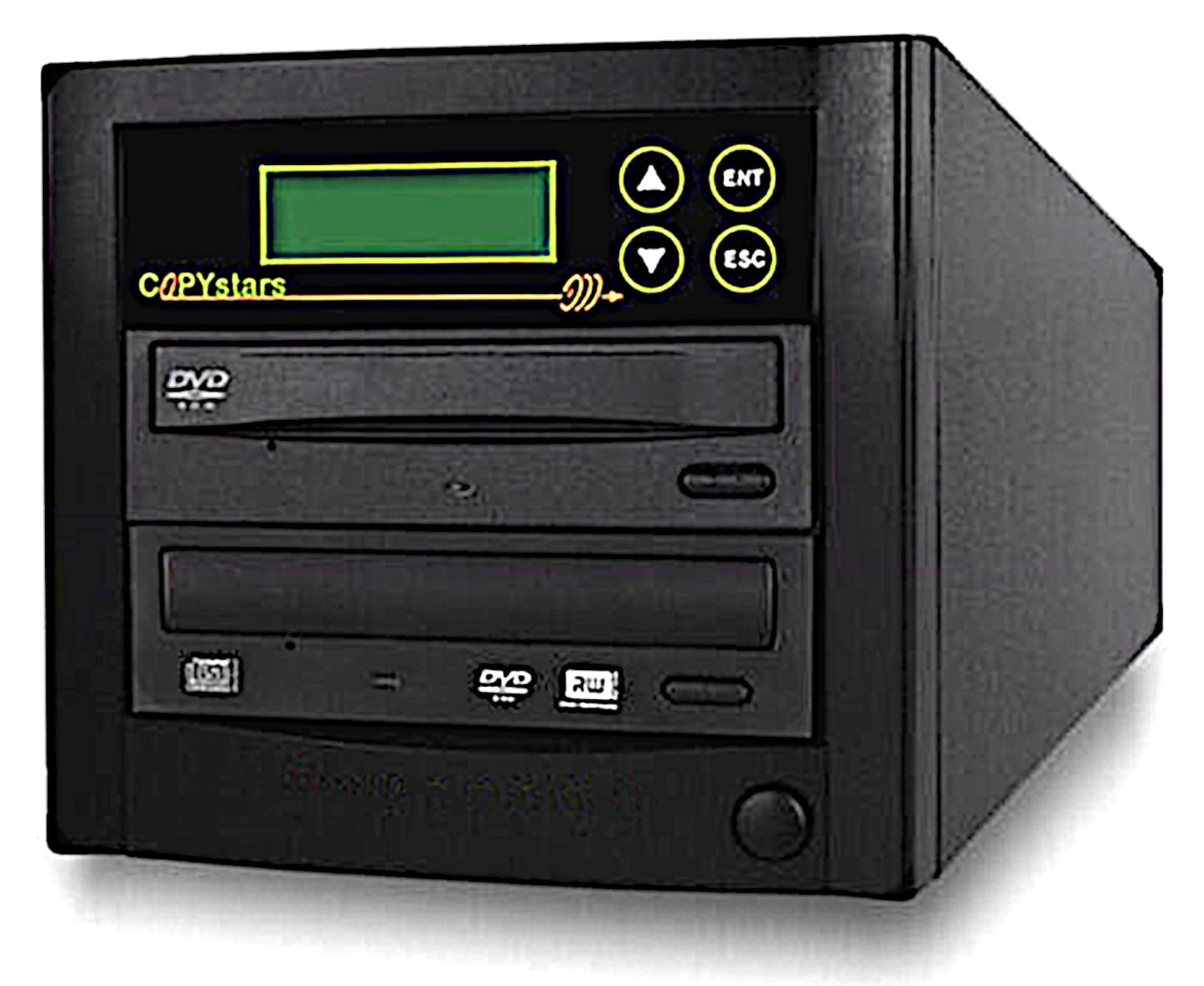 Copystars DVD Duplicator CD DVD Burner 1 to 1 Copier Sata Dual Layer Value Tower (SYS-1-1-SPU)