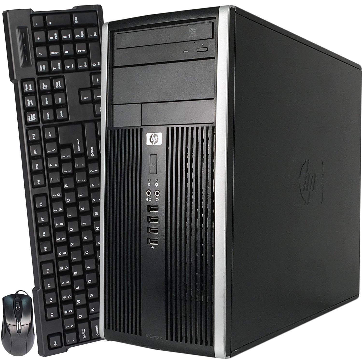 HP Elite 8300 Tower Flagship Business Desktop Computer (Intel Quad-Core i7-3770 up to 3.9GHz, 8GB RAM, 2TB HDD+ 240GB SSD, DVD, WiFi, VGA, DisplayPort, Windows 10 Professional) (Renewed)