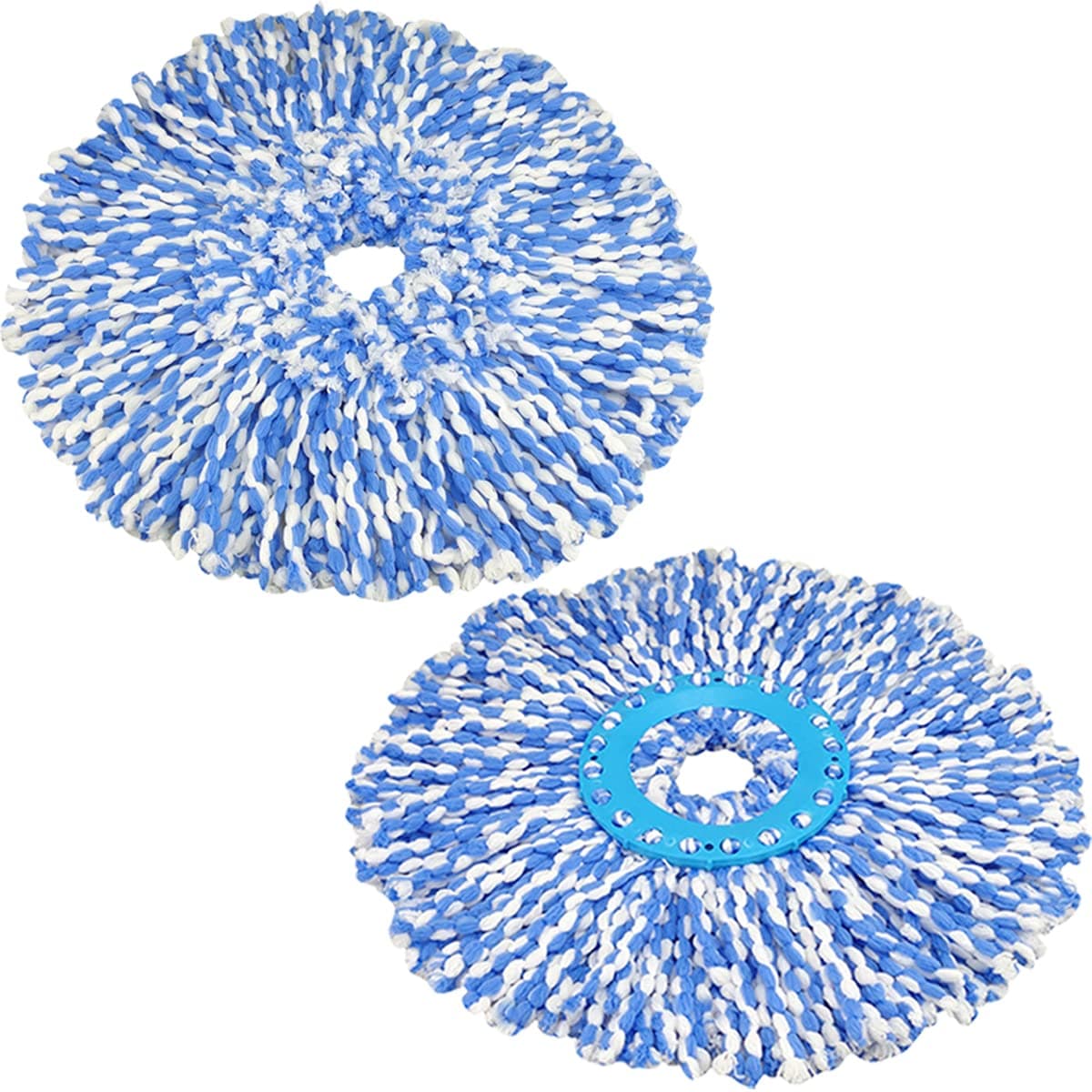 Polyester Absorbent Microfibre Mop Refills, XL, 38cm, 130g, 2 Pcs, Blue