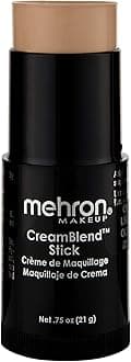 MehronMakeup CreamBlend Stick | Face Paint, Body Paint, & Foundation Cream Makeup| Body Paint Stick .75 oz (21 g) (Light Olive)