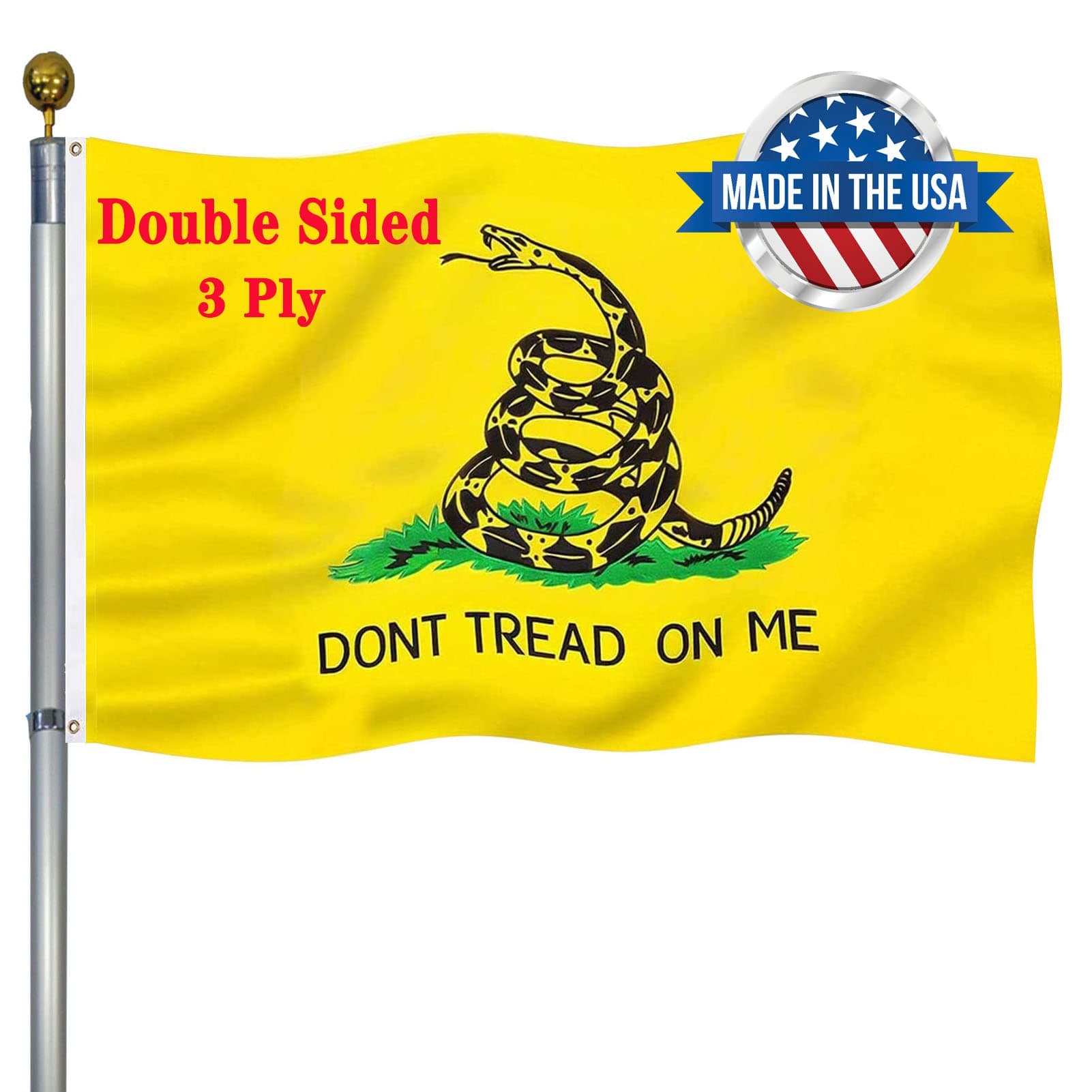 Don't Tread on me Flag 3x5ft