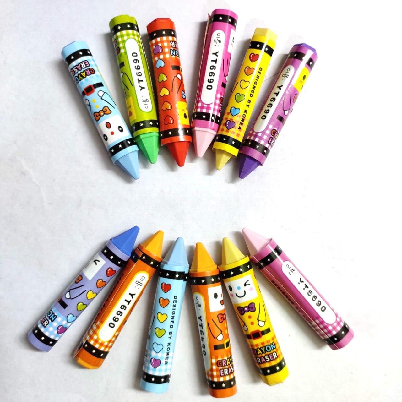 INFInxt Different Shaped Eraser for Return Gift, Kids & Collection (Caryon Eraser)