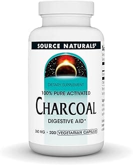 Activated Charcoal, 260mg - 200 Capsules