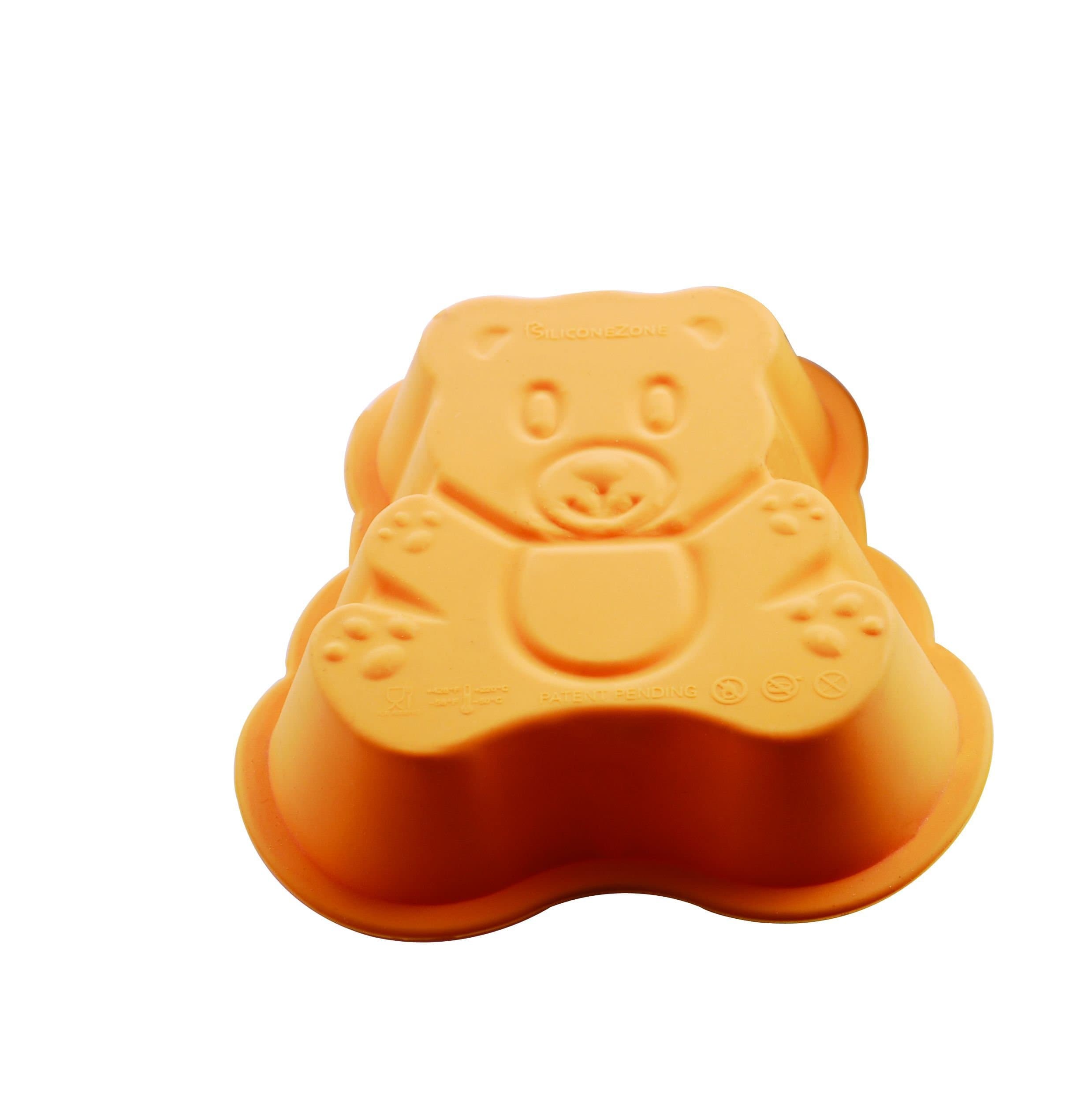 SiliconeZone 5" Non-Stick Silicone Mini Teddy Bear Pan