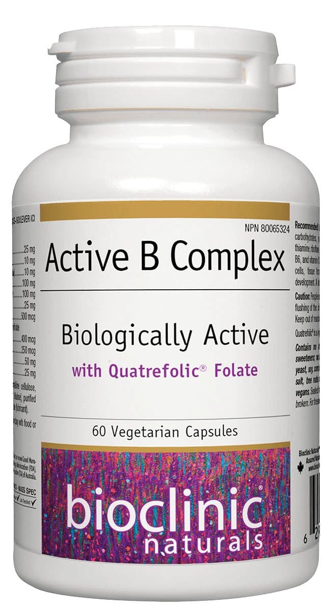 Bioclinic Naturals - Active B Complex, 60 V-caps