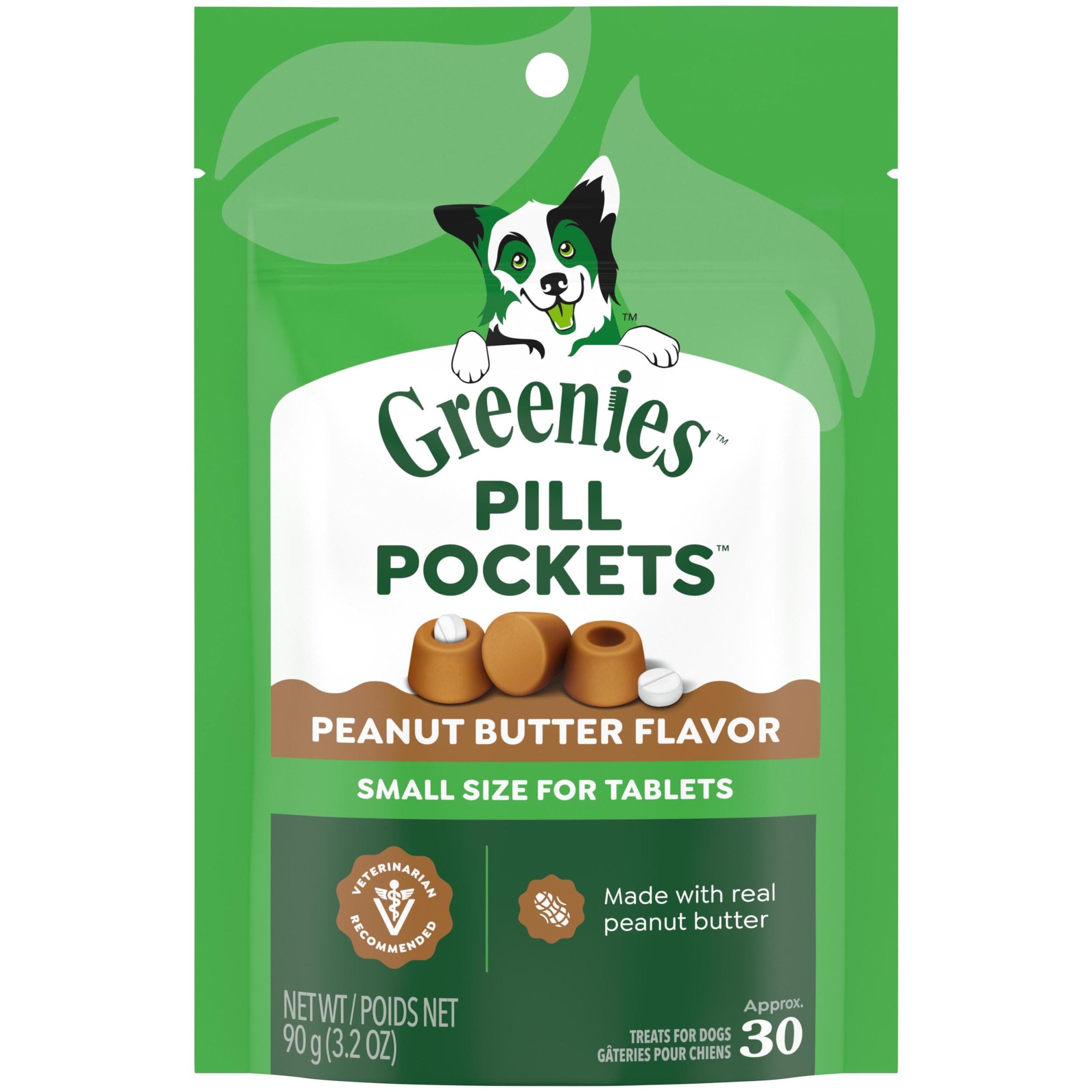 Pill Pockets Tablets 3.2-Ounce Peanut Butter AD
