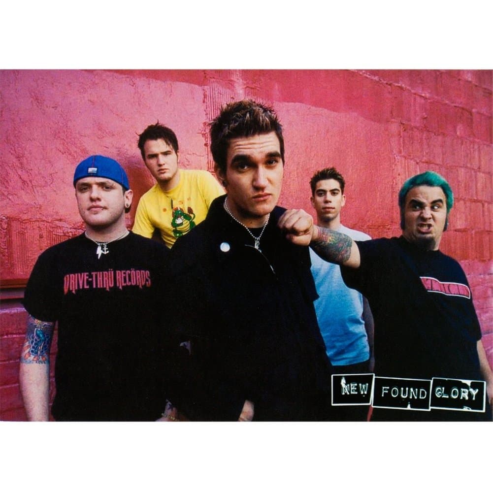 New Found Glory - Group Postcard