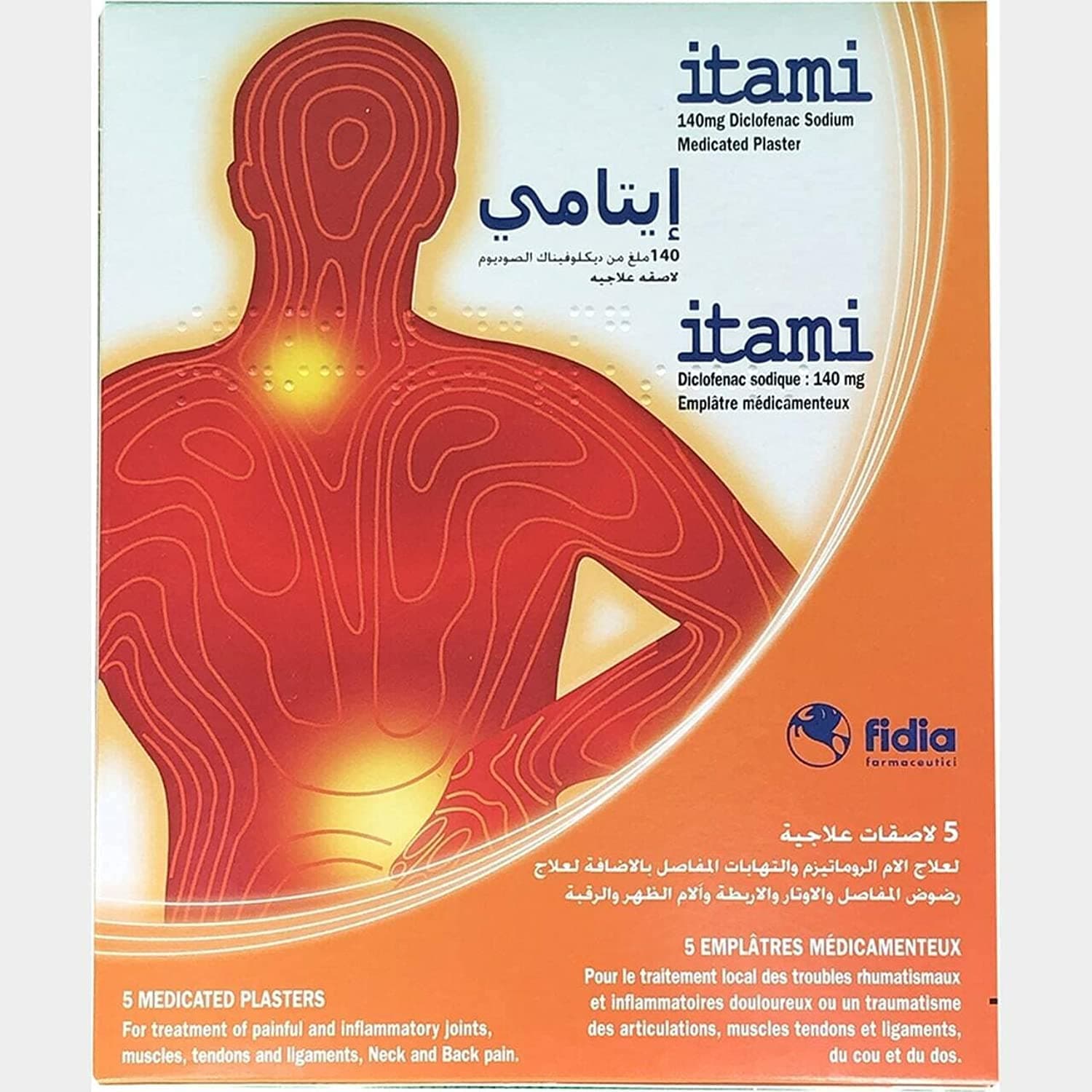Itami Medicated Plasters 10 cm x 14 cm 5's