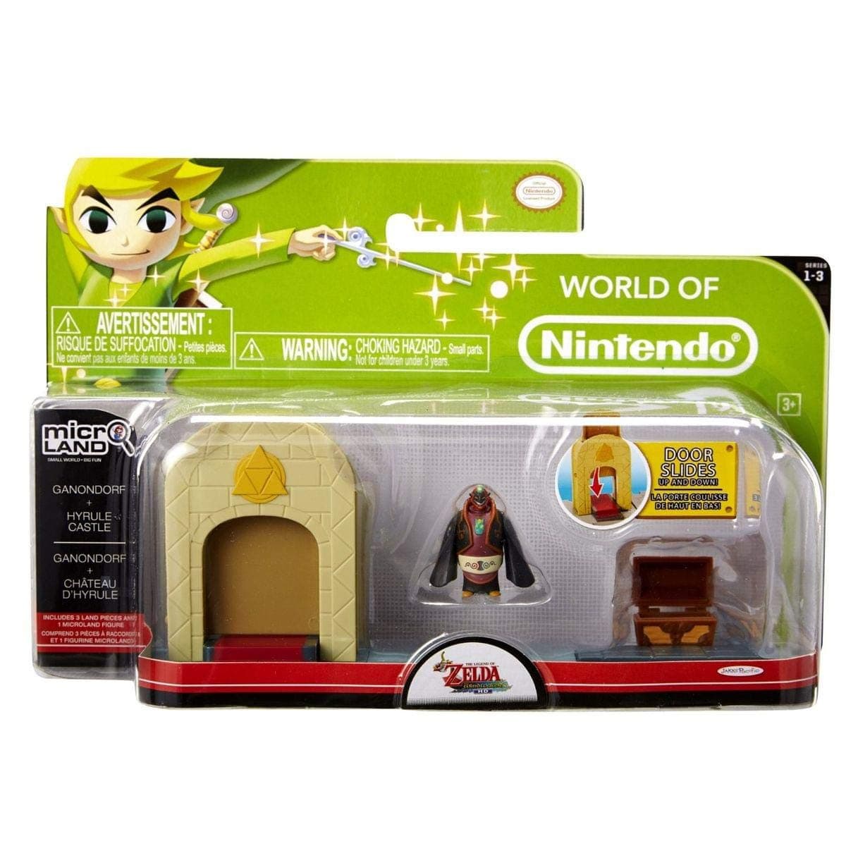 Mario Bros U Micro Land 3 Pack - Ganondorf Castle theme