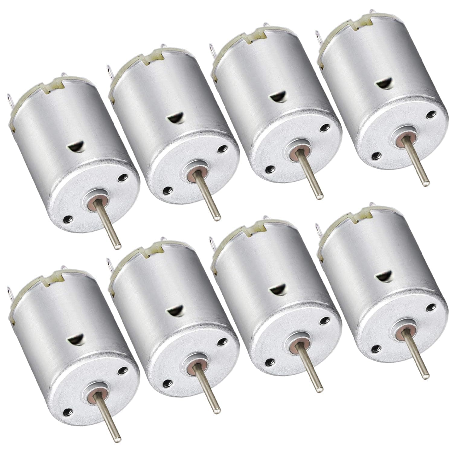 DC Motor, 12 Pcs 3V-12V 280 Micro DC Motor, Round Shaft Electric Motor, Mini Electric Hobby Motor, for DIY Toys Science Projects Airplane RC Boat Model