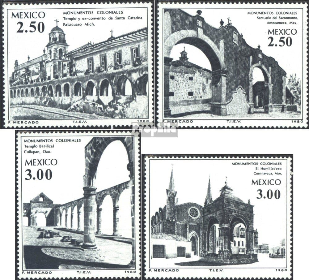 Mexico 1724-1727 (Complete.Issue.) unmounted Mint/Never hinged ** MNH 1980 Building Out The Colonial (Stamps for Collectors)