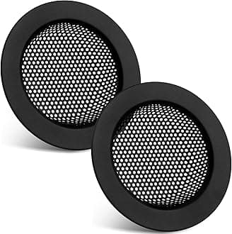 Retisee 2 Pcs Sink Strainer Stainless Steel Kitchen Sink Drain Strainer Basket Cover Mesh Hair Food Catcher, Large Wide Rim of 4.4 Diameter(Matte Black)