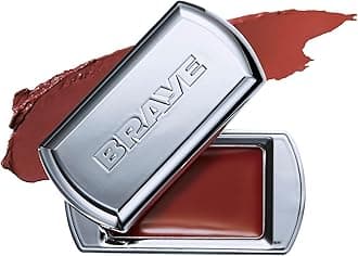 LIPSLEEK | Blush for Cheeks & Lips, Korean Makeup Blush, Cool Lip and Cheek Balm, Vegan Cream, Lightweight w/Blendable & Buildable Makeup, Natural Look 08 ROUGHLY 0.08oz