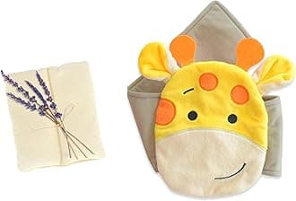 Baby Colic, Gas and Upset Stomach Relief – Belly Hugger – A Soothing Warmth Combined with Gentle Compression (Giraffe)