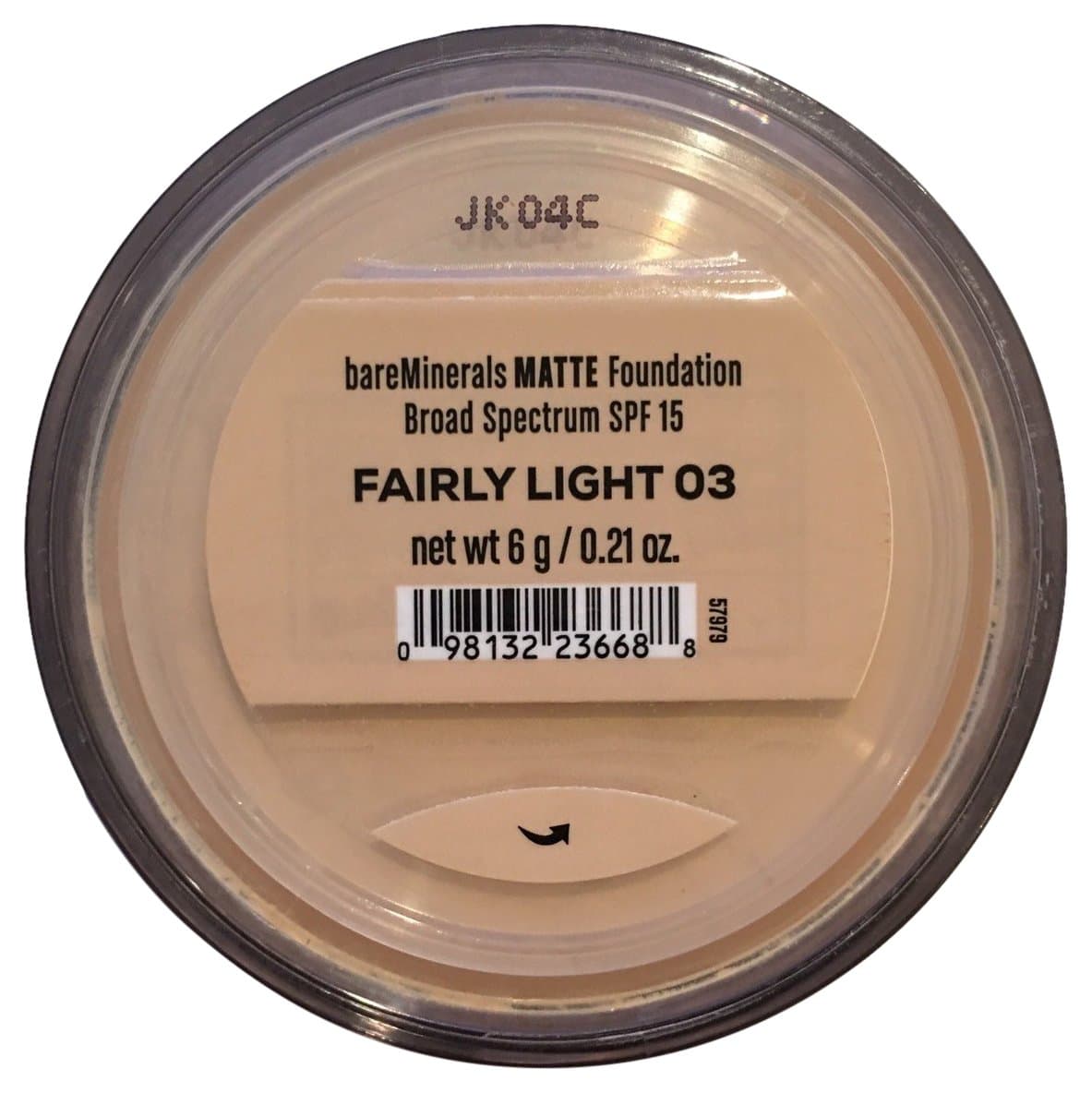 bareMinerals ORIGINAL MATTE Loose Mineral Foundation Broad Spectrum SPF 15 - Clean Mineral Powder Face Makeup, Sheer-to-Full Coverage, Reduces Shine, Talc-Free, Non-Comedogenic, Vegan