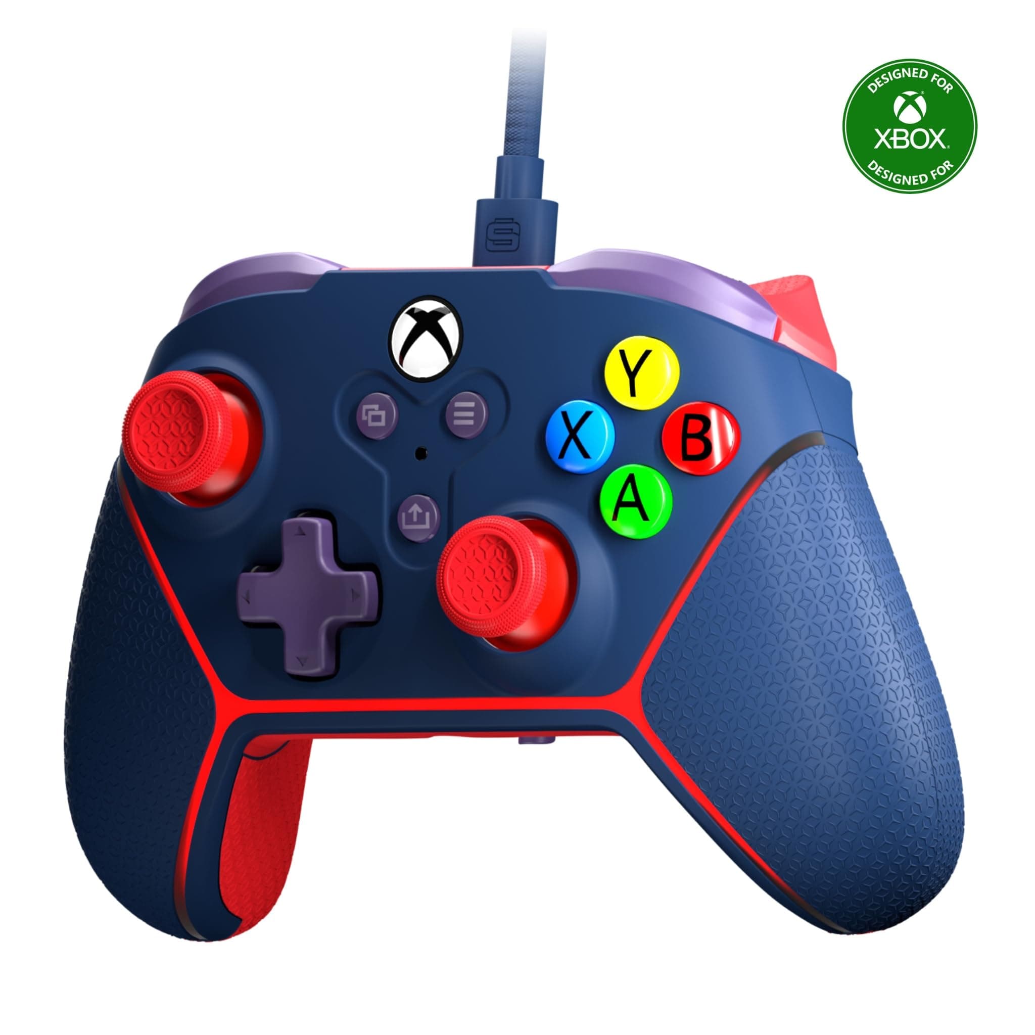 Surge Microwatt Junior Wired Controller Blue for Xbox Series X|S, Xbox One, and Windows