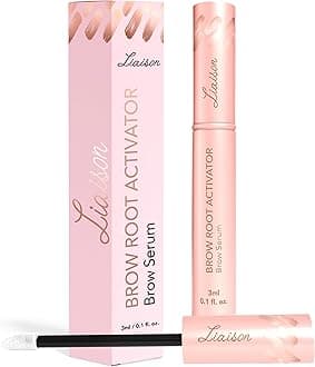Liaison Brow Growth Serum for Women | Eyebrow Growth Serum to Grow Thicker, Fuller & Healthier Brows | Brow Root Activator with Peptides & Biotin | Vegan Eyebrow Enhancer & Conditioner (3ml)